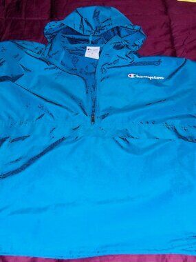 Fantastic Vintage Champion Blue Windbreaker - Size 2XL
